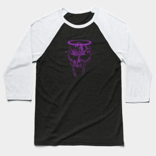 MF Doom Mask Angel Purple Baseball T-Shirt